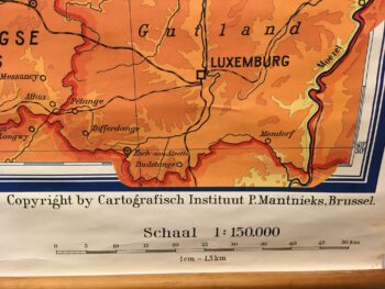 Grote schoolkaart landkaart België