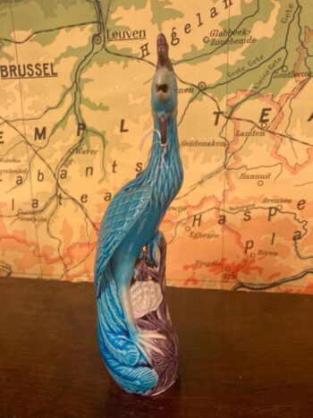 Pauw chinees blauw aardewerk