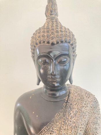 Metalen staande Buddha