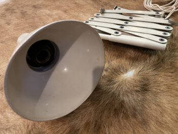 Industriële harmonicalamp schaarlamp