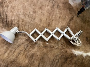 Industriële harmonicalamp schaarlamp