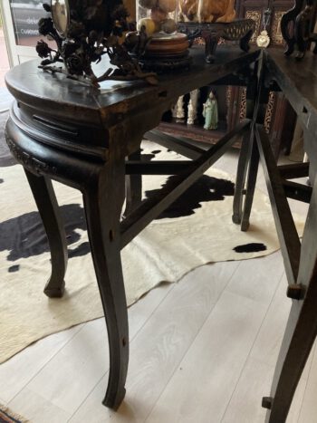 Chinese halfronde houten tafel