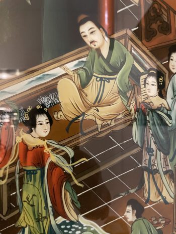 Chinese glasschildering achterglasschilderij