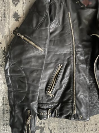 Motoman vintage leren motorjack