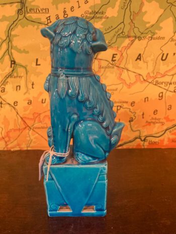 Fooleeuw Foodog chinees blauw aardewerk
