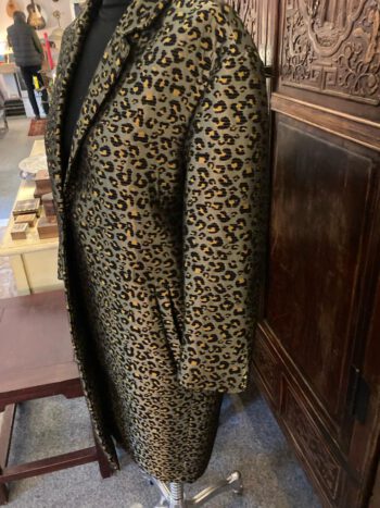 Panter print vintage jas Dames mode fashion vintage kleding