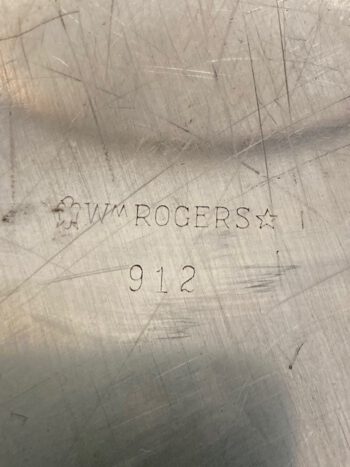 Verzilverde dekschaal rogers