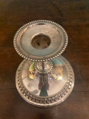 Verzilverde kandelaar viners of sheffield