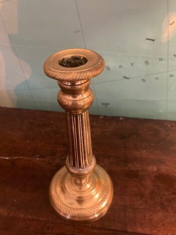 Antieke Kandelaar koper brons