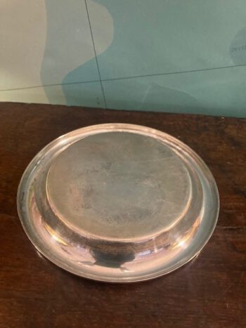 Verzilverde onderzetter set flesonderzetter