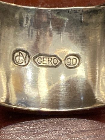 Verzilverde suikertang suiker tang suikerklontje