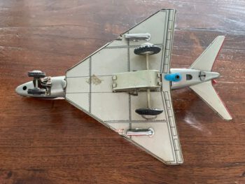 Blikken speelgoed vliegtuigje