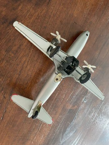 Blikken speelgoed vliegtuig